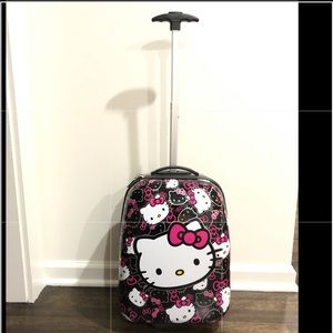 hello kitty suitcase hard shell